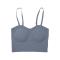 sexy high stretc traceless removable shoulder straps padded thin bra_Haze Blue