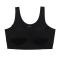 sexy high stretc solid traceless removable padded breathable thin bra_Black