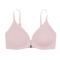 sexy high stretc gather traceless removable padded thin bra_Black_Gray_Dark Gray_Light Pink