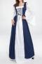plus size non-stretch vintage palace dress drama stage costumes_Rose Red_Green_Dark Blue