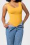 high stretch solid color crew neck seamless slimming shapewear_Black_Pink_Yellow