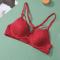 sexy slight stretch 4 colors lace with underwire padded bras size run small_Black_White_Red