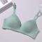 slight stretch 5 colors solid color padded bras size run small_Black_Pink_Green