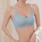 slight stretch 5 colors letter printing padded bras_Black_Gray_Light Green_Sky Blue