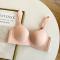 sexy slight stretch 5 colors traceless gather lift bra size run small_Black_Dark Gray_Red_Light Green_Beige