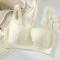 sexy slight stretch stitching lace padded bras_Black_Light Green_Sky Blue_Beige