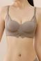 slight stretch 5 colors solid color traceless hollow padded bras_Black_White_Red_Green_Brown