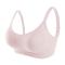 sexy plus size slight stretch 5 colors padded lift traceless bra(size run small)_Black_White_Pink