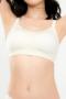 sexy plus size slight stretch 5 colors padded lift traceless bra(size run small)_Black_White