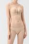 stretch solid color glossy gather traceless with underwire padded bras sets_Black_White_Nude