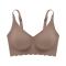 sexy high stretch solid color traceless breathable comfort lift  thin bra_Black_Beige_Brown