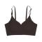 sexy slight stretch simple traceless breathable gather comfort thin bra_Pink_Light Pink_Dark Purple_Khaki _Brown_Reddish Brown