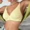 sexy slight stretch see-through mesh with underwire bralettes_Black_Yellow