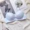 sexy plus size slight stretch padded underwire 3/4 cup bra size run small_Black_White