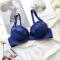 sexy plus size slight stretch padded underwire 3/4 cup bra size run small_Black_White_Red_Blue