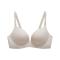sexy slight stretch 3 colors padded seamless push-up bra(size run small)_Black_Beige