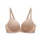 sexy slight stretch 3 colors padded seamless push-up bra(size run small)_Black_Beige_Nude