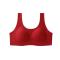 sexy plus size slight stretch 4 colors padded seamless push-up bra_Black_Red