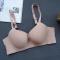 stretch 8 colors glossy gather with underwire padded bras size run small_Black_White_Dark Gray_Pink_Light Pink_Red_Beige_Nude