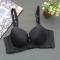 stretch 8 colors glossy gather with underwire padded bras size run small_Black