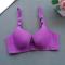 sexy plus size stretch traceless push up underwire thin bra size run small#1_Black_Purple