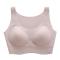 sexy slight stretch orange padded seamless push-up bra(size run small)_Black_Pink