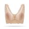 plus size slight stretch 4 colors lace breathable thin padded bras_Black_Gray_Pink_Beige