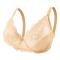 plus size slight stretch stitching lace 6 colors with underwire padded bras_Black_White_Pink_Red_Purple_Beige