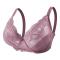 plus size slight stretch stitching lace 6 colors with underwire padded bras_Black_White_Pink_Red_Purple