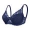 slight stretch 6 colors solid color lace breathable with underwire padded bras_Black_White_Red_Rose Red_Dark Blue