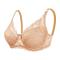 slight stretch 6 colors solid color lace breathable with underwire padded bras_Black_White_Red_Rose Red_Dark Blue_Nude