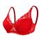 slight stretch 6 colors solid color lace breathable with underwire padded bras_Black_White_Red