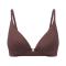 sexy slight stretch solid color sling traceless thin push-up bra_Gray_Dark Gray_Light Pink_Orange_Purple_Beige_Khaki _Brown_Reddish Brown