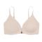sexy slight stretch solid color sling traceless thin push-up bra_Gray_Dark Gray_Light Pink_Orange_Purple_Beige_Khaki _Brown_Reddish Brown_Nude