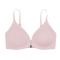 sexy slight stretch solid color sling traceless thin push-up bra_Gray_Dark Gray_Light Pink