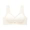 sexy plus size stretch traceless cutout padded bras size run small_Black_White