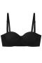 sexy stretch 4 colors lace trim padded bras(size run small)_Black