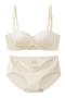 sexy stretch 4 colors lace trim padded bras sets(size run small)_Black_Light Green_Sky Blue_Beige