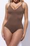 high stretch 4 colors solid color sling tight  breathable shapewear_Black_Beige_Khaki _Brown