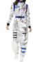 non-stretch halloween astronaut costumes(with belt)_Yellow_Blue