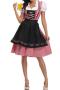 plus size non-stretch 5 colors oktoberfest maid costumes_Black_Aqua Green_Dark Green_Haze Blue_Blue_Multicolor