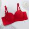 sexy stretch 5 colors solid color traceless padded bras(size runs small)_Black_Red