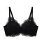 sexy slight stretch lace traceless padded bras(size runs small)_Black