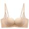 stretch stitching mesh thin padded bras(size runs small)_Black_Light Purple_Brown_Nude