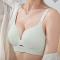 slight stretch traceless solid color breathable padded bras(size runs small)_Light Green