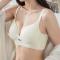 slight stretch traceless solid color breathable padded bras(size runs small)_Light Green_Dark Purple_Beige