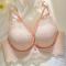 slight stretch lace 5 colors contrast color padded bras(size runs small)_Black_Pink