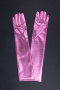 one pair new stretch halloween holographic gloves(length:45cm)_Black_Pink