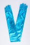 one pair new stretch halloween holographic gloves(length:45cm)_Black_Pink_Red_Magenta_Sky Blue