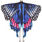 halloween non-stretch gradient color butterfly cloak#2(165*135cm)_Blue